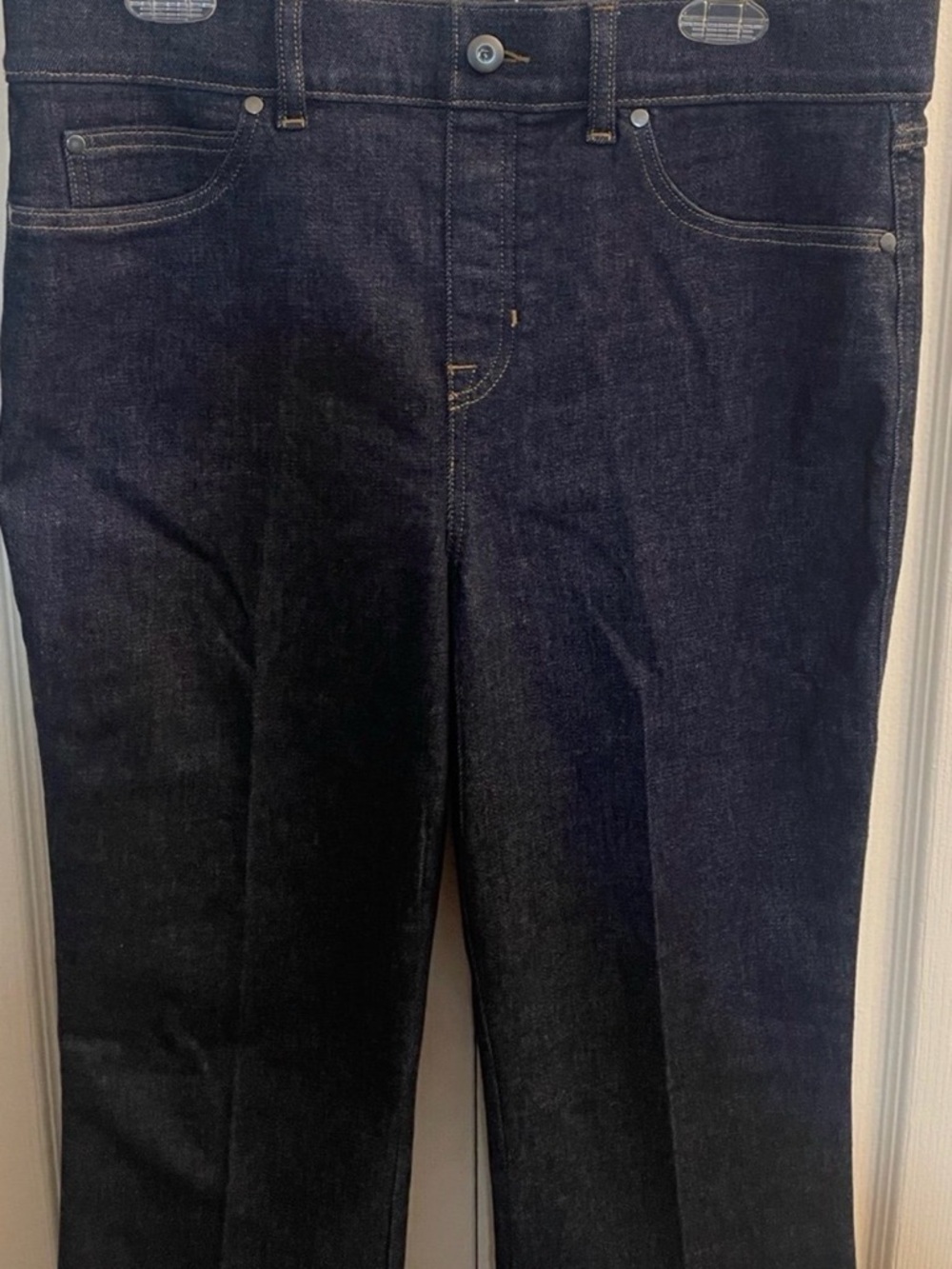 SpanxShape original everywear Dark Blue Flare Jeans - size MP - Picture 6 of 11